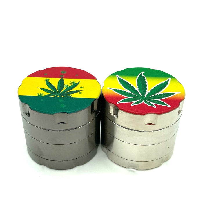 Rasta Leaf Grinder 4parts 40*42mm [GRI152] | Jupiter Grass