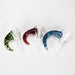 Shine Glassworks | 14mm 3 Hole Clear Bowl with Horn - Made in Canada | Jupiter Grass