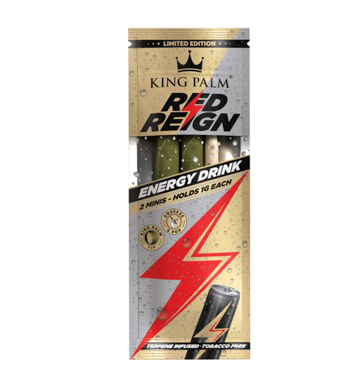 King Palm | Mini Hand-Rolled with flavor tips - 20 pouches Display [SMK983] | Jupiter Grass