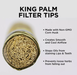 King Palm | Mini Hand-Rolled with flavor tips - 20 pouches Display [SMK983] | Jupiter Grass