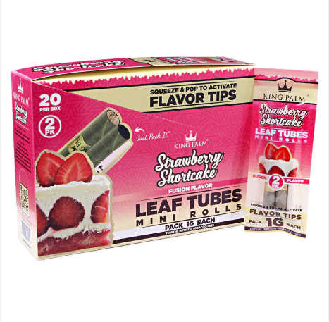 King Palm | Mini Rolled with flavor tips New Flavours - 20 pouches Display [SMK983] | Jupiter Grass