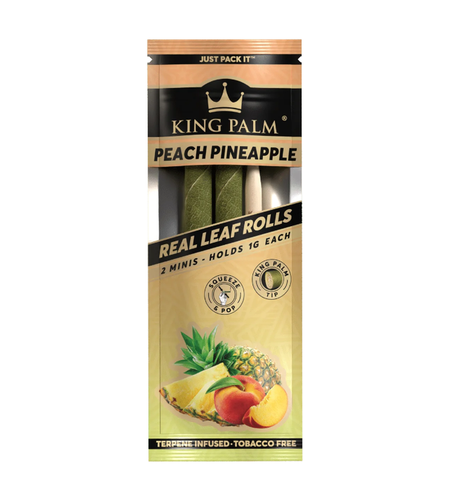 King Palm | Mini Rolled with flavor tips New Flavours - 20 pouches Display [SMK983] | Jupiter Grass
