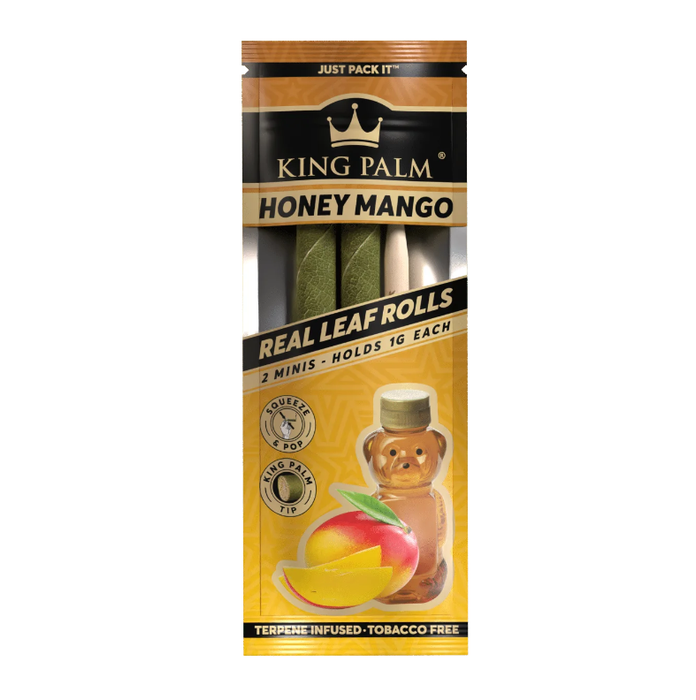 King Palm | Mini Rolled with flavor tips New Flavours - 20 pouches Display [SMK983] | Jupiter Grass