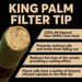 King Palm | Flavor Terpene-Infused Tips Box of 50 Pack [SMK986] | Jupiter Grass