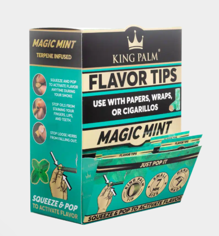 King Palm | Flavor Terpene-Infused Tips Box of 50 Pack [SMK986] | Jupiter Grass