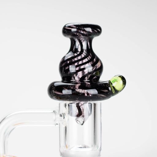Shine Glassworks | Vackstack directional carb cap - Made in Canada | Jupiter Grass