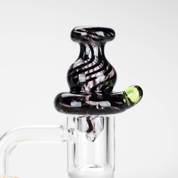 Shine Glassworks | Vackstack directional carb cap - Made in Canada | Jupiter Grass