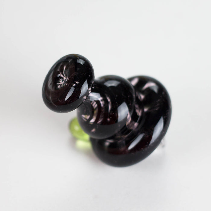 Shine Glassworks | Vackstack directional carb cap - Made in Canada | Jupiter Grass