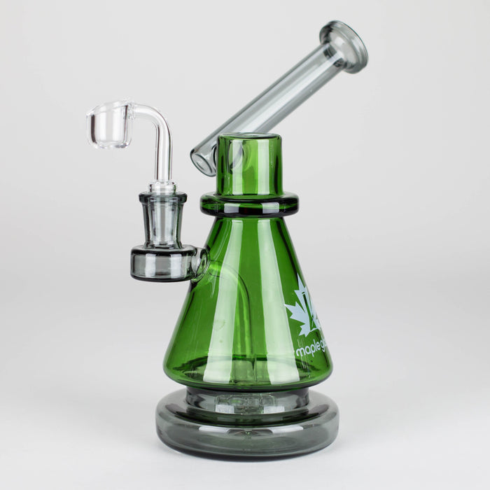 Maple Glass | 9" Goddess of The Earth Series Glass Dab Rig | Jupiter Grass