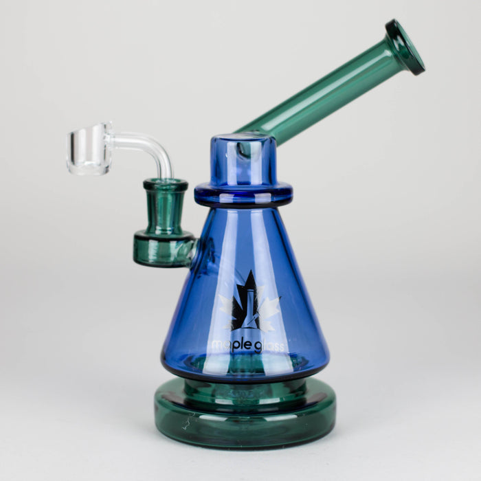 Maple Glass | 9" Goddess of The Earth Series Glass Dab Rig | Jupiter Grass