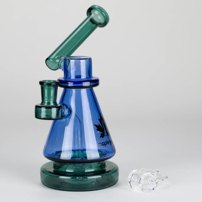 Maple Glass | 9" Goddess of The Earth Series Glass Dab Rig | Jupiter Grass