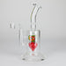 Ganjavibes | 8.5 inches Strawberry perc Waterpipe & Dabrig with Quartz Banger | Jupiter Grass