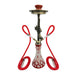 Zebra | 21" Smoke Wild West Gun 2-Hose Hookah | Jupiter Grass