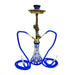 Zebra | 21" Smoke Wild West Gun 2-Hose Hookah | Jupiter Grass