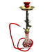 Zebra | 21" Smoke Wild West Gun Single Hose Hookah | Jupiter Grass