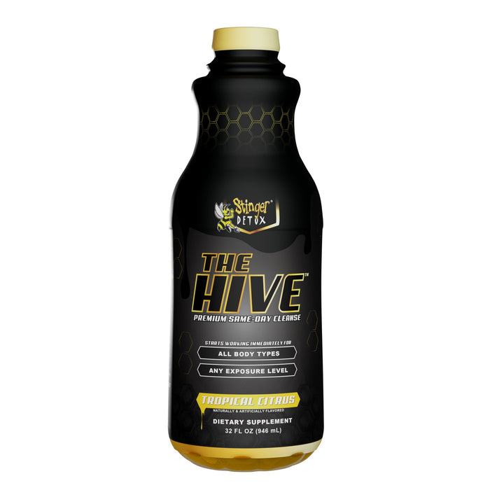 Stinger Detox | The HIVE Premium Same-Day Cleanse - Tropical Citrus Flavor - 32 FL OZ | Jupiter Grass