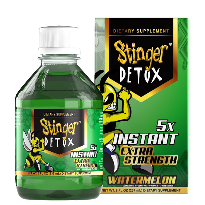 Stinger Detox | 5X Instant Extra Strength Drink – Watermelon (8 fl oz) | Jupiter Grass