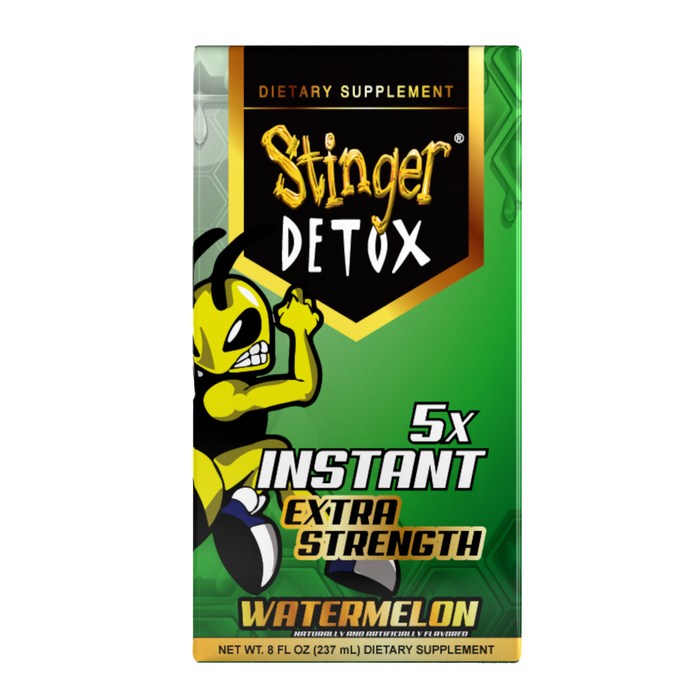 Stinger Detox | 5X Instant Extra Strength Drink – Watermelon (8 fl oz) | Jupiter Grass