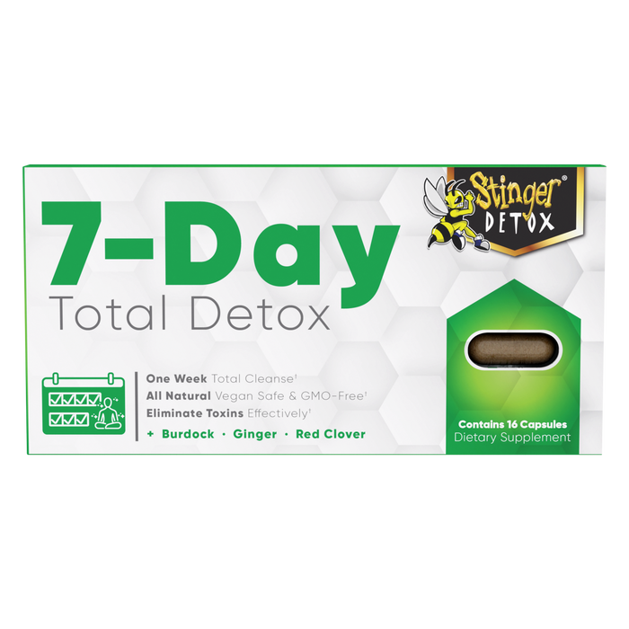 Stinger Detox | 7-Day Total Detox Permanent Cleanser Capsules | Jupiter Grass