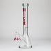 Silk Glass | 17" 10mm Thick Beaker Glass Bong with Accessories – Premium Gift Set | Jupiter Grass