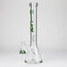 Silk Glass | 17" 10mm Thick Beaker Glass Bong with Accessories – Premium Gift Set | Jupiter Grass