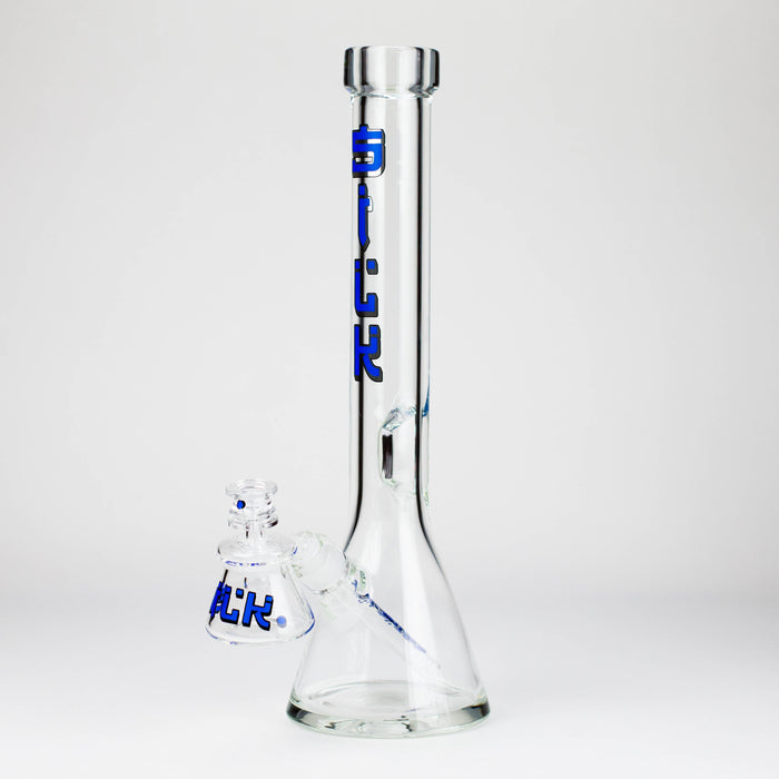 Silk Glass | 17" 10mm Thick Beaker Glass Bong with Accessories – Premium Gift Set | Jupiter Grass