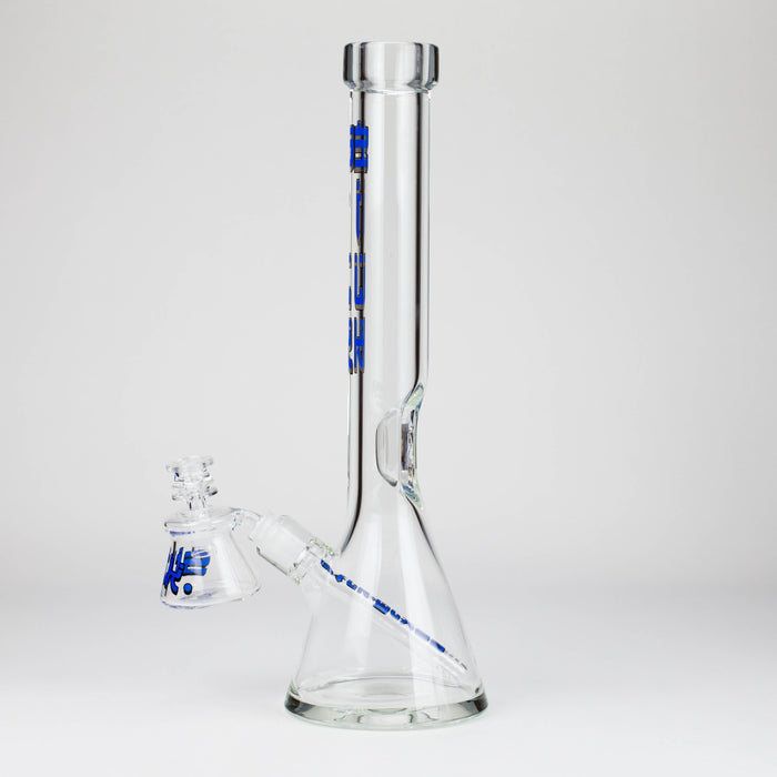 Silk Glass | 17" 10mm Thick Beaker Glass Bong with Accessories – Premium Gift Set | Jupiter Grass
