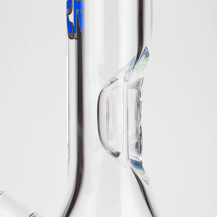 Silk Glass | 17" 10mm Thick Beaker Glass Bong with Accessories – Premium Gift Set | Jupiter Grass