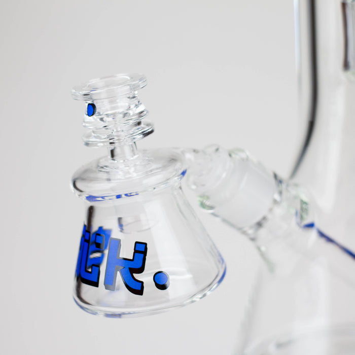 Silk Glass | 17" 10mm Thick Beaker Glass Bong with Accessories – Premium Gift Set | Jupiter Grass