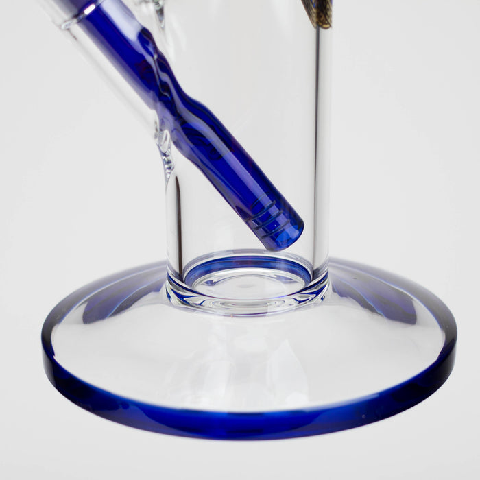 Medusa | 17" 7mm Glass Bubble Tree Perc Glass bong | Jupiter Grass