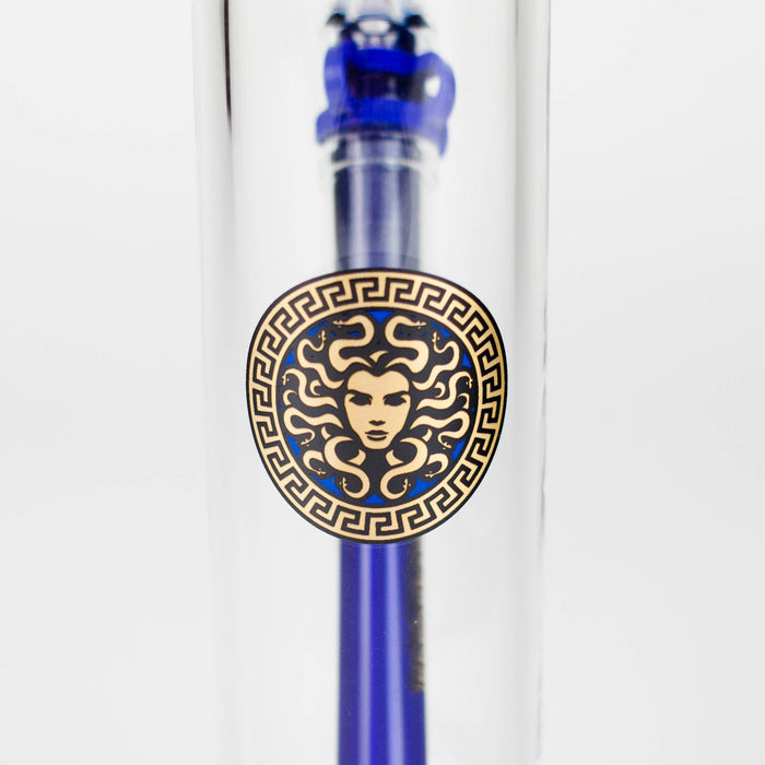 Medusa | 17" 7mm Glass Bubble Tree Perc Glass bong | Jupiter Grass