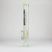 Trippy Glass | 17" Holographic Double Inline  Straight Tube Glass Bong | Jupiter Grass