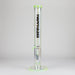 Trippy Glass | 17" Holographic Double Inline  Straight Tube Glass Bong | Jupiter Grass
