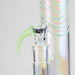 Trippy Glass | 17" Holographic Double Inline  Straight Tube Glass Bong | Jupiter Grass
