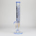 Trippy Glass | 17" Holographic Double Inline  Straight Tube Glass Bong | Jupiter Grass