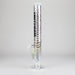 Trippy Glass | 17" Holographic Double Inline  Straight Tube Glass Bong | Jupiter Grass