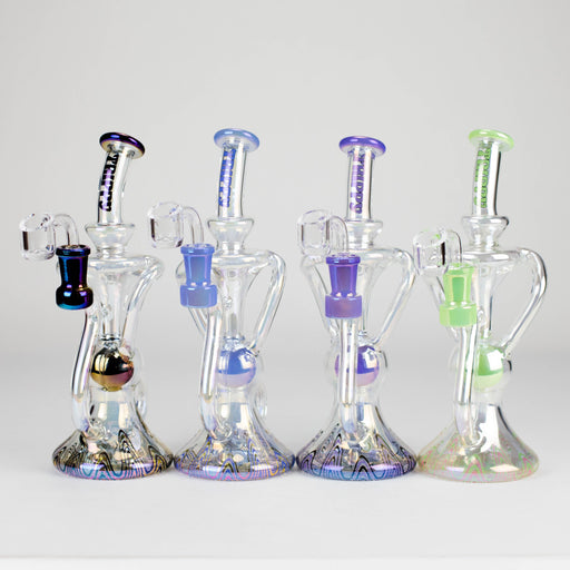 Trippy Glass | Recycler with Banger | Jupiter Grass
