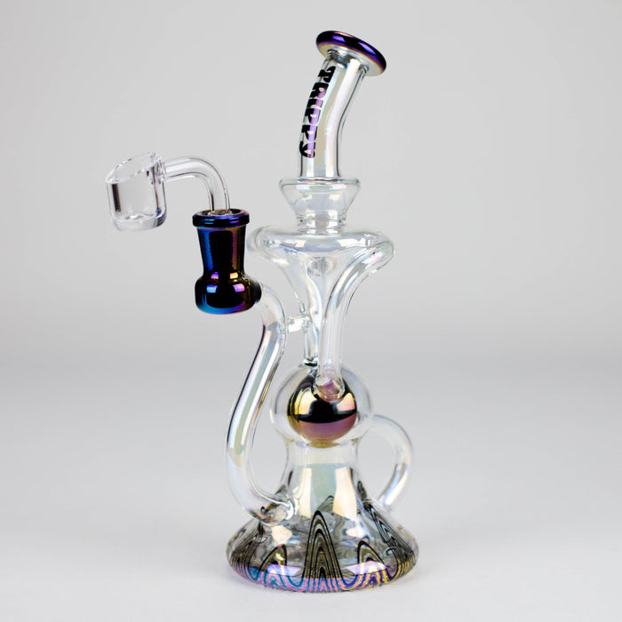Trippy Glass | Recycler with Banger | Jupiter Grass