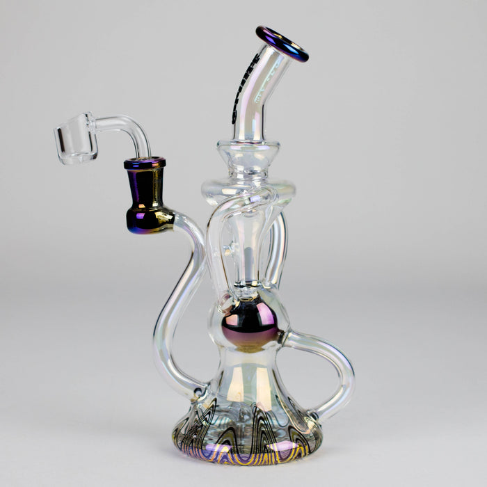 Trippy Glass | Recycler with Banger | Jupiter Grass