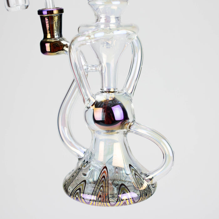 Trippy Glass | Recycler with Banger | Jupiter Grass