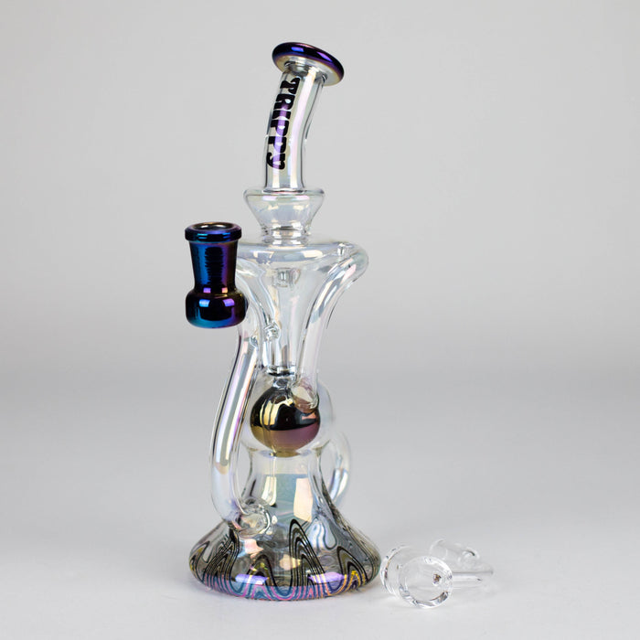 Trippy Glass | Recycler with Banger | Jupiter Grass