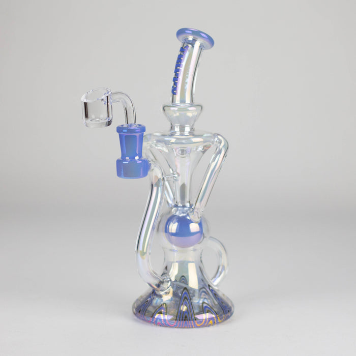 Trippy Glass | Recycler with Banger | Jupiter Grass