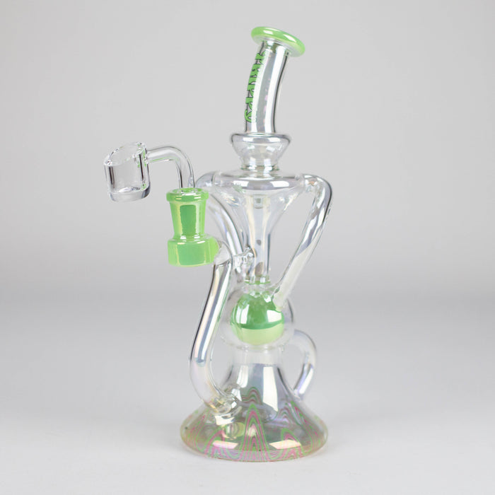 Trippy Glass | Recycler with Banger | Jupiter Grass