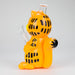 8.5" Vinyl Orange Cat water pipe [YS-364] | Jupiter Grass