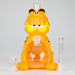 8.5" Vinyl Orange Cat water pipe [YS-364] | Jupiter Grass