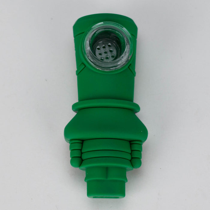 3.5" Nutcracker Silicone Hand Pipe [YS-624] | Jupiter Grass