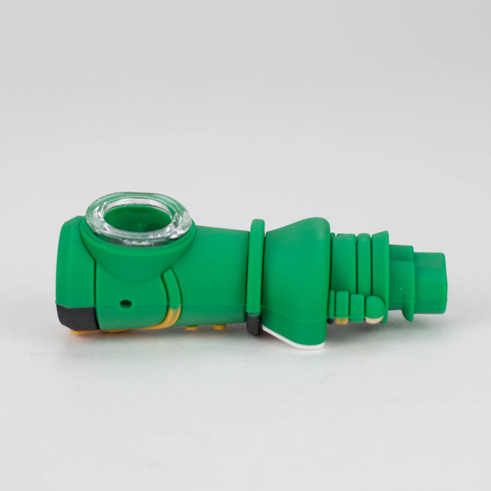 3.5" Nutcracker Silicone Hand Pipe [YS-624] | Jupiter Grass