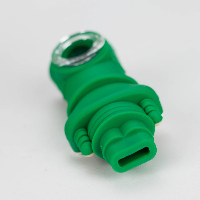 3.5" Nutcracker Silicone Hand Pipe [YS-624] | Jupiter Grass