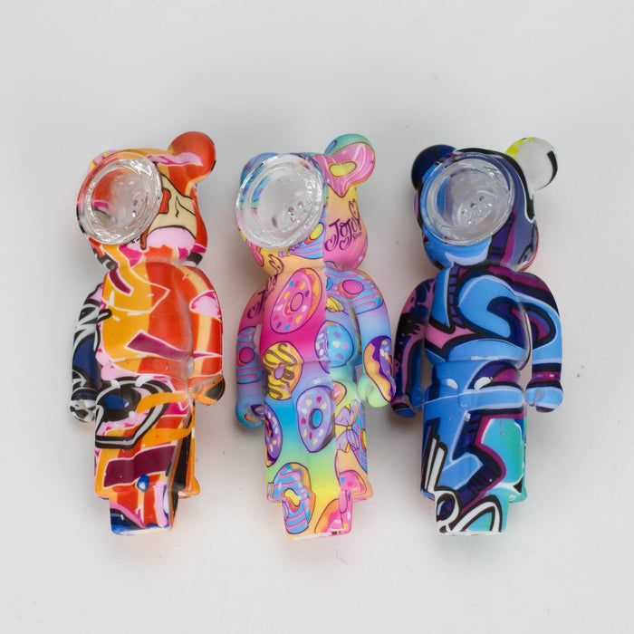 4" Gloomy Bear Hand Pipe [YS-354] | Jupiter Grass