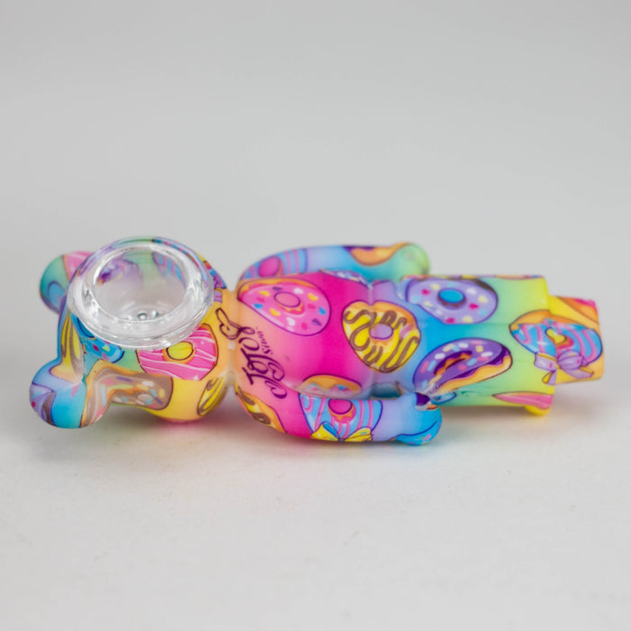 4" Gloomy Bear Hand Pipe [YS-354] | Jupiter Grass